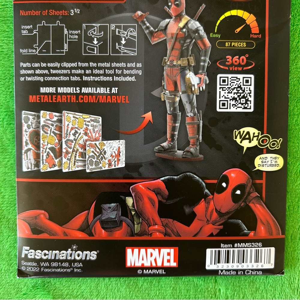 Deadpool Steel Model Kit - Picture 4 of 6